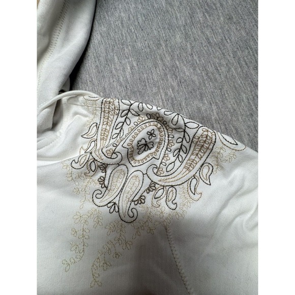 Maggie Sweet Sport Women's Full Zip Jacket Long Sleeve Embroidered Brown Size PM - Picture 2 of 10